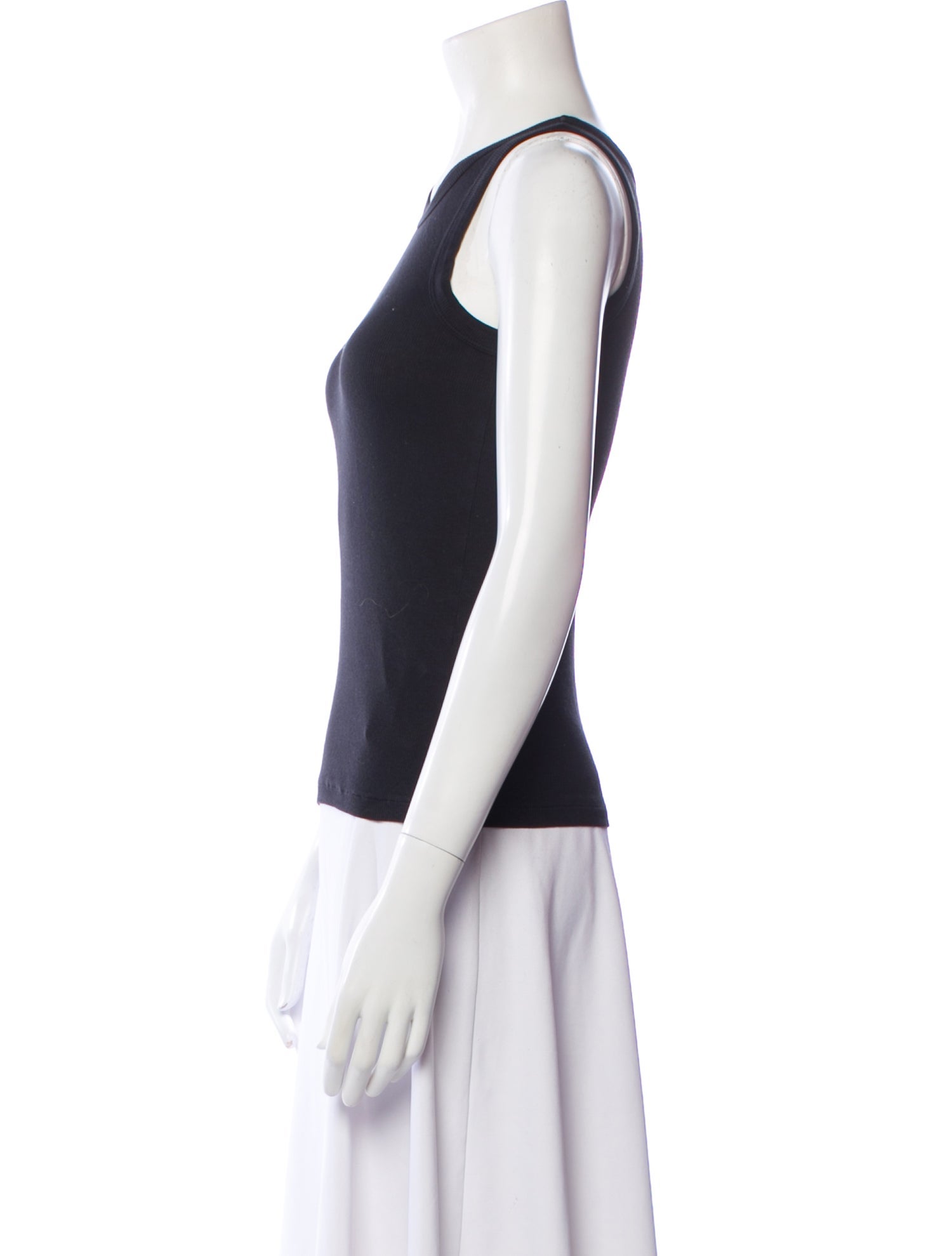 Pangaia Graphic Print Scoop Neck Top