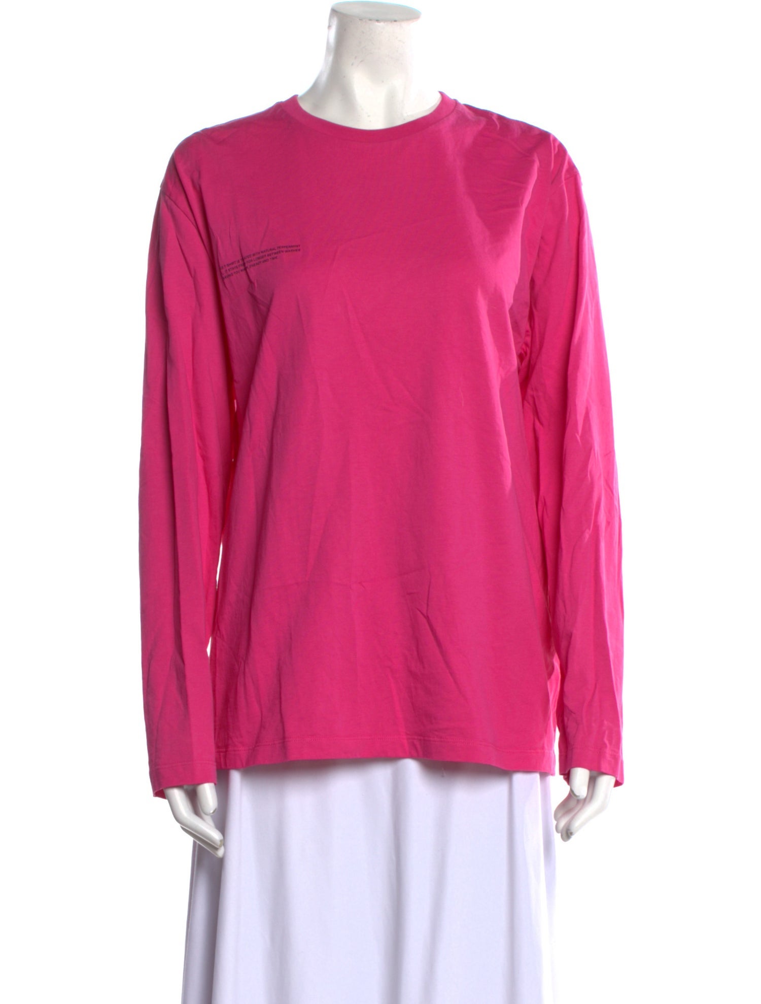 Pangaia Crew Neck Long Sleeve Blouse