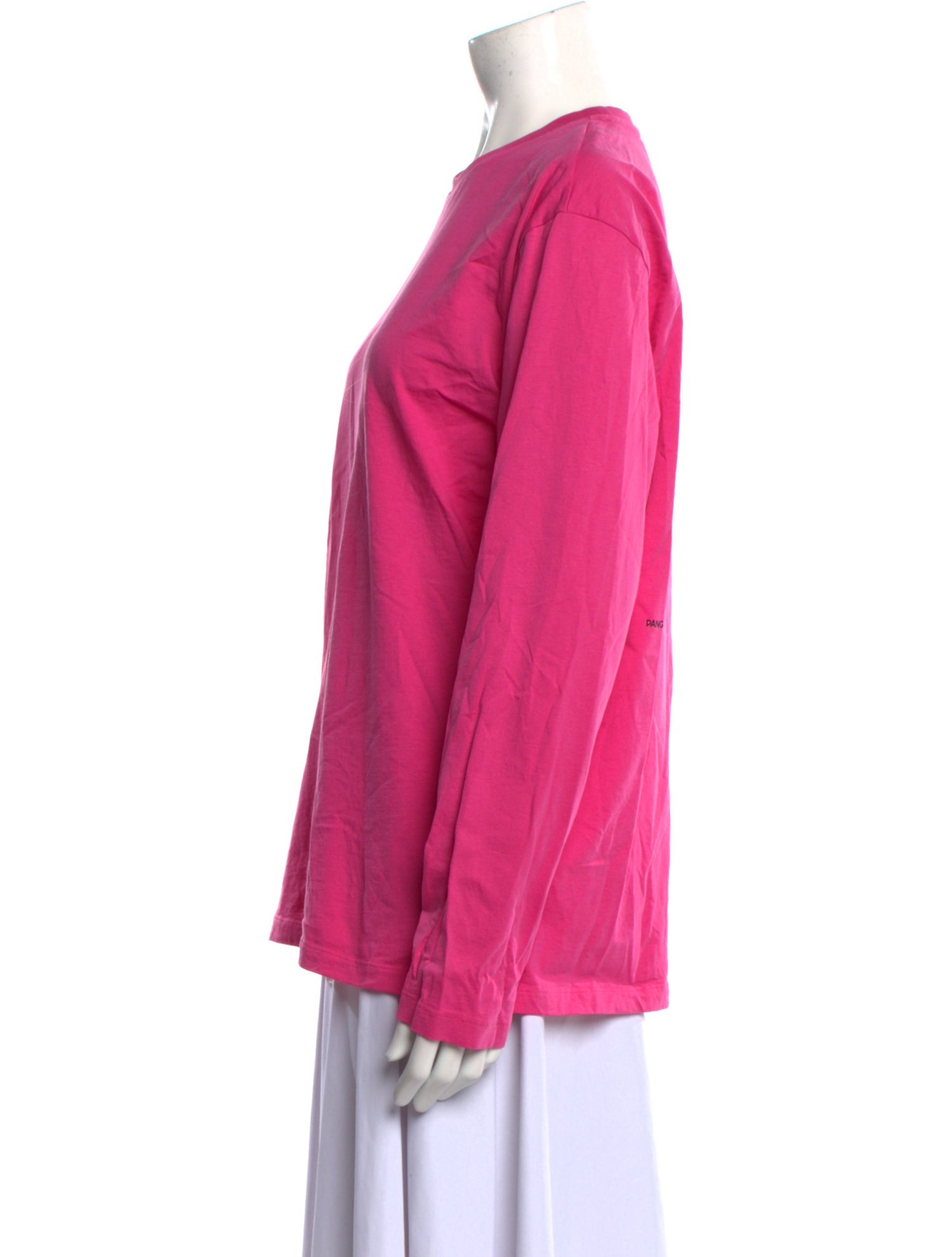 Pangaia Crew Neck Long Sleeve Blouse
