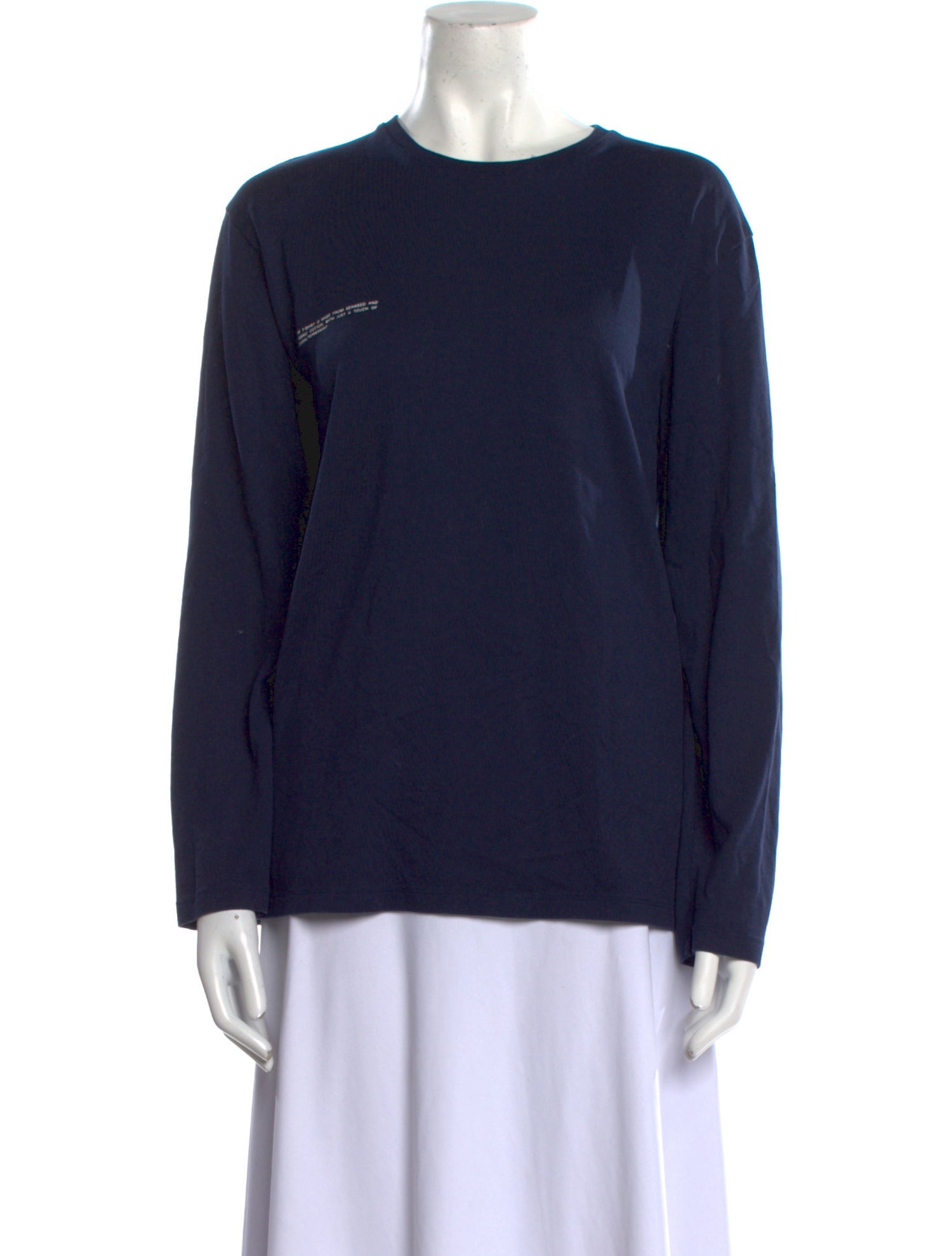 Pangaia Crew Neck Long Sleeve Sweatshirt