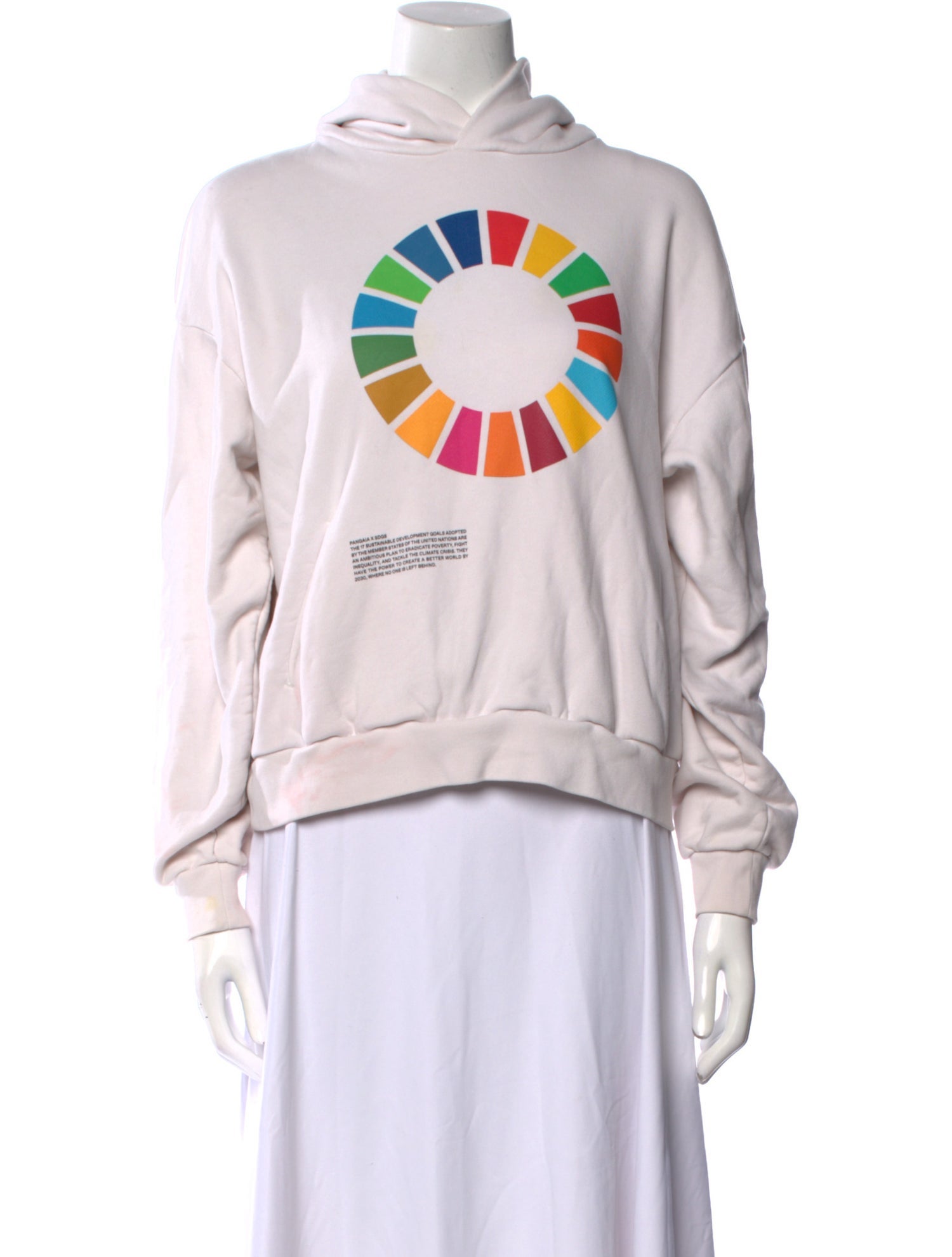 Pangaia Graphic Print Crew Neck Sweatshirt