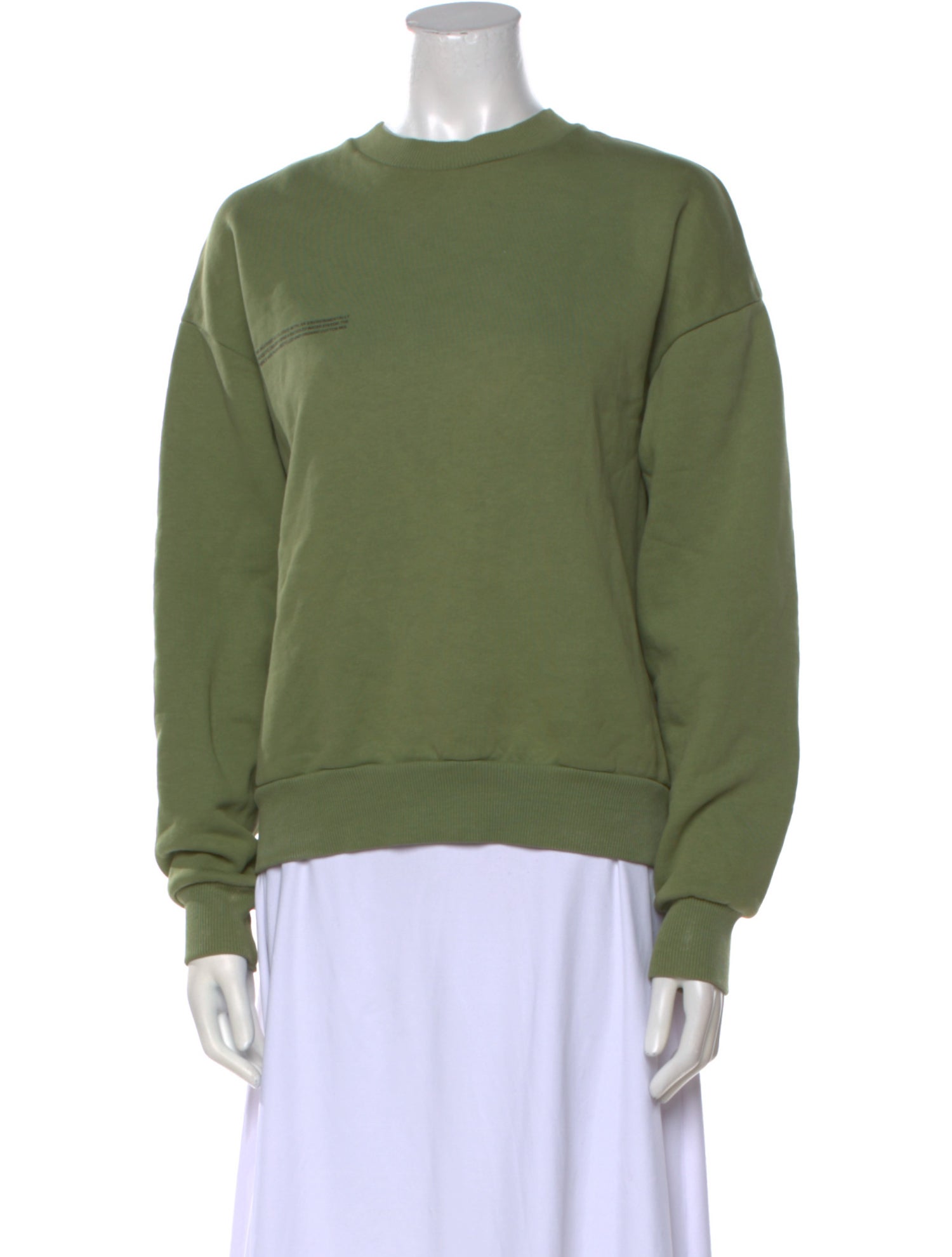 Pangaia Crew Neck Long Sleeve Sweatshirt