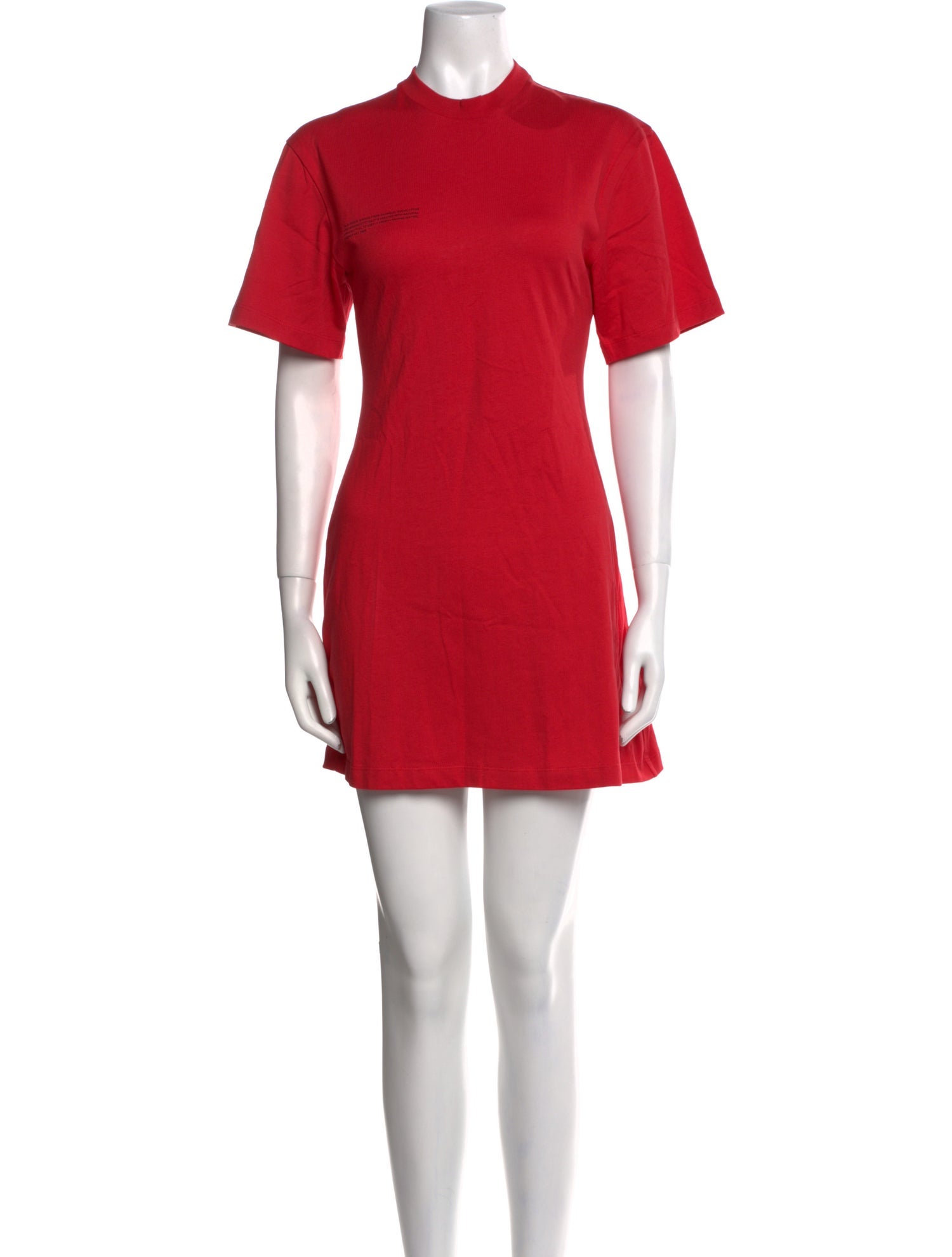 Pangaia Crew Neck Mini Dress