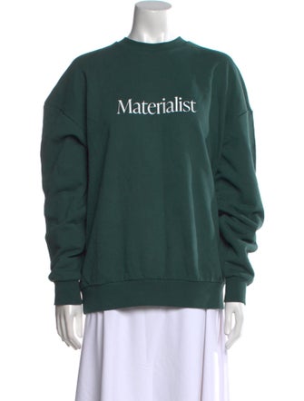 Pangaia Graphic Print Crew Neck Sweatshirt