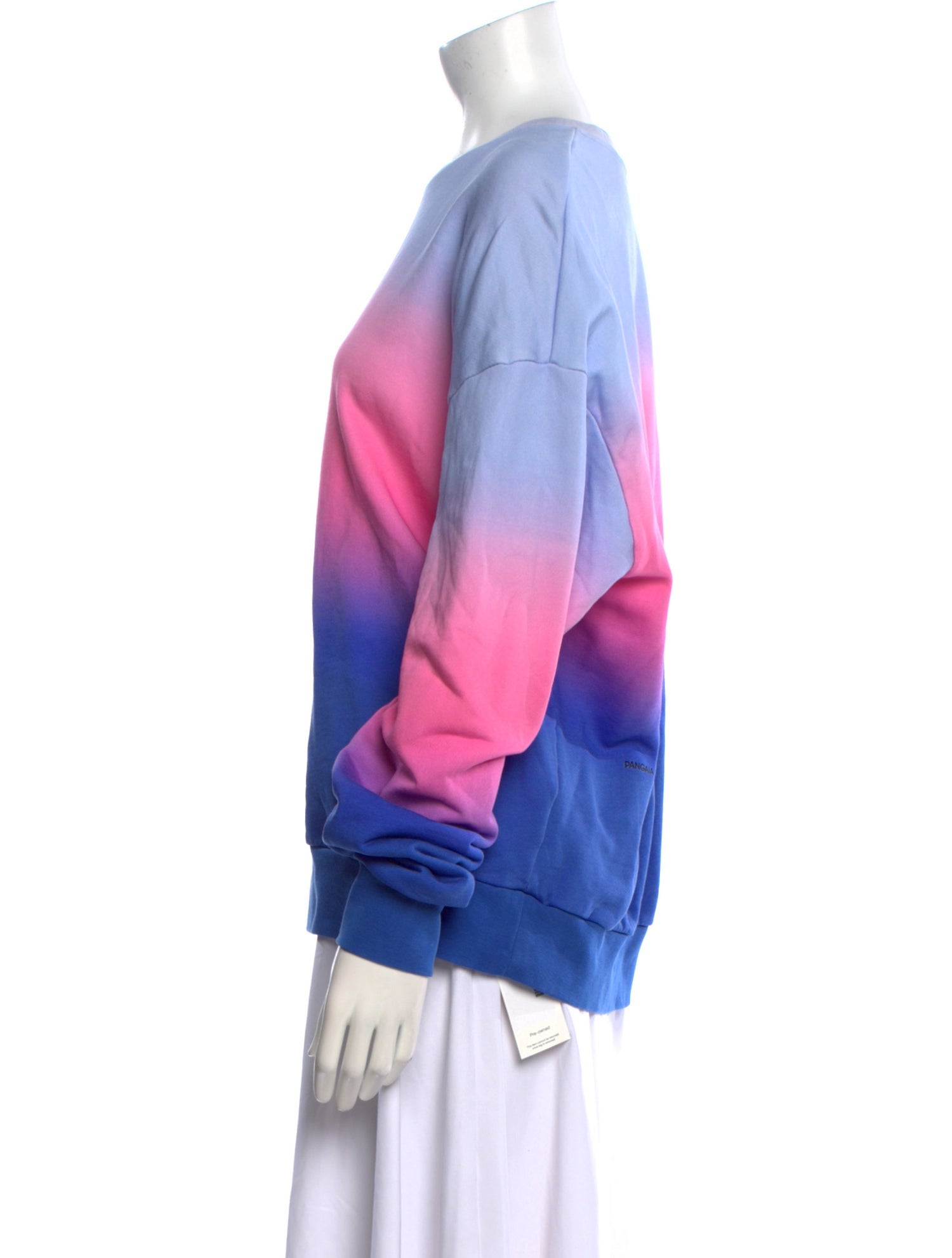 Pangaia Tie-Dye Print Crew Neck Sweatshirt