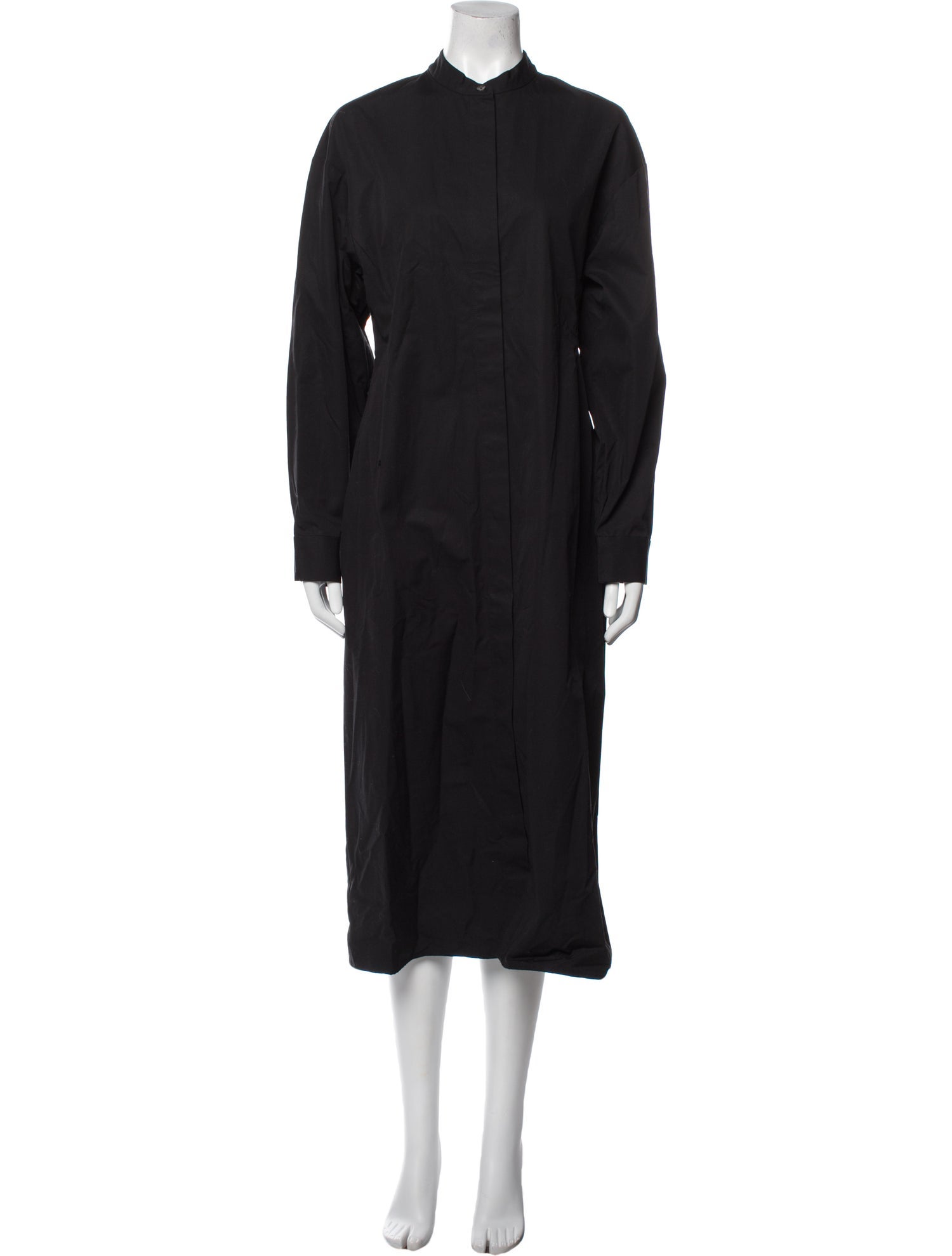 Pangaia Mock Neck Midi Length Dress