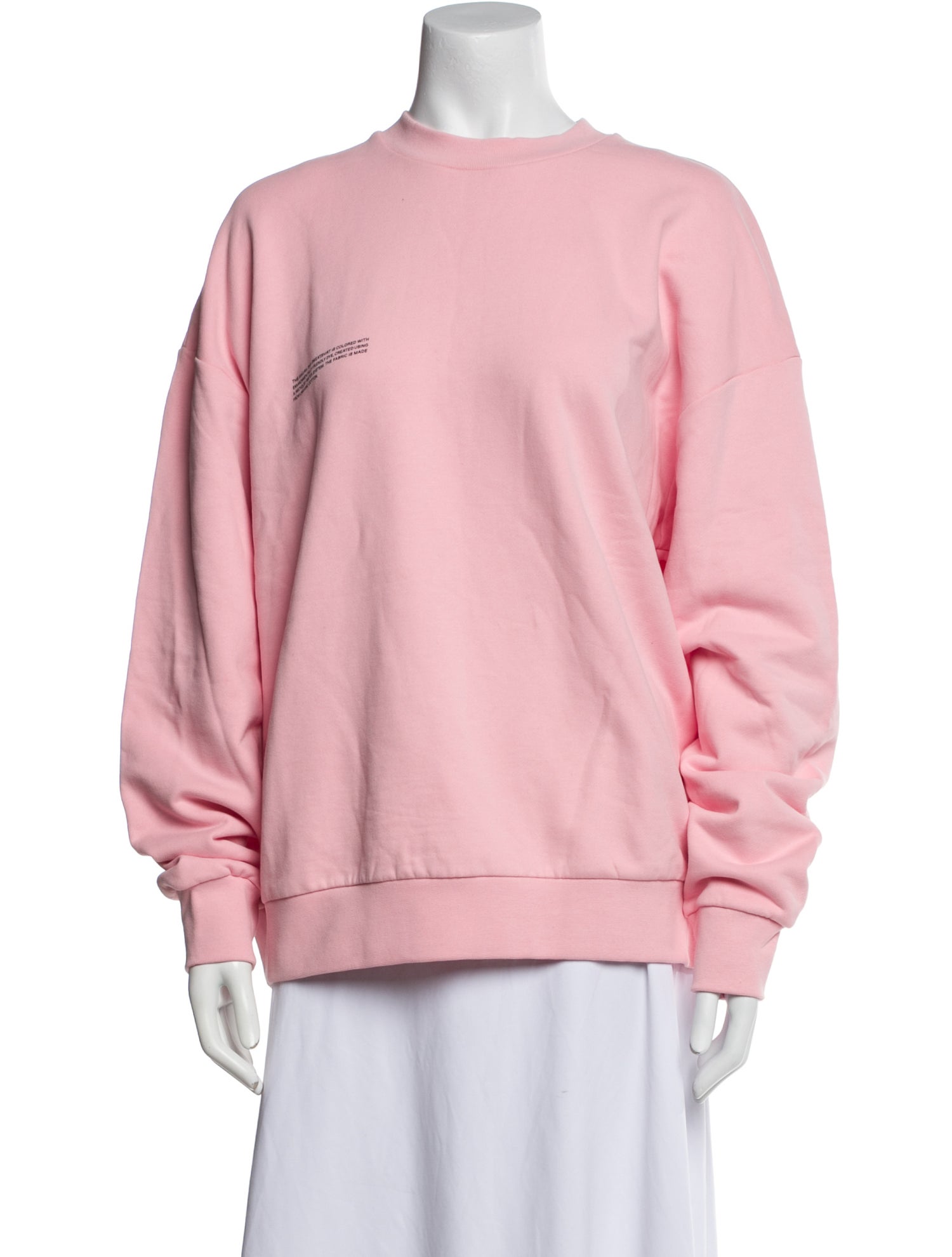 Pangaia Crew Neck Long Sleeve Sweatshirt