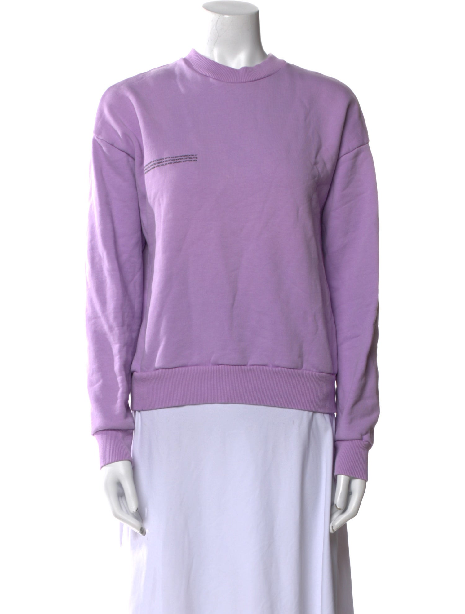 Pangaia Crew Neck Long Sleeve Sweatshirt