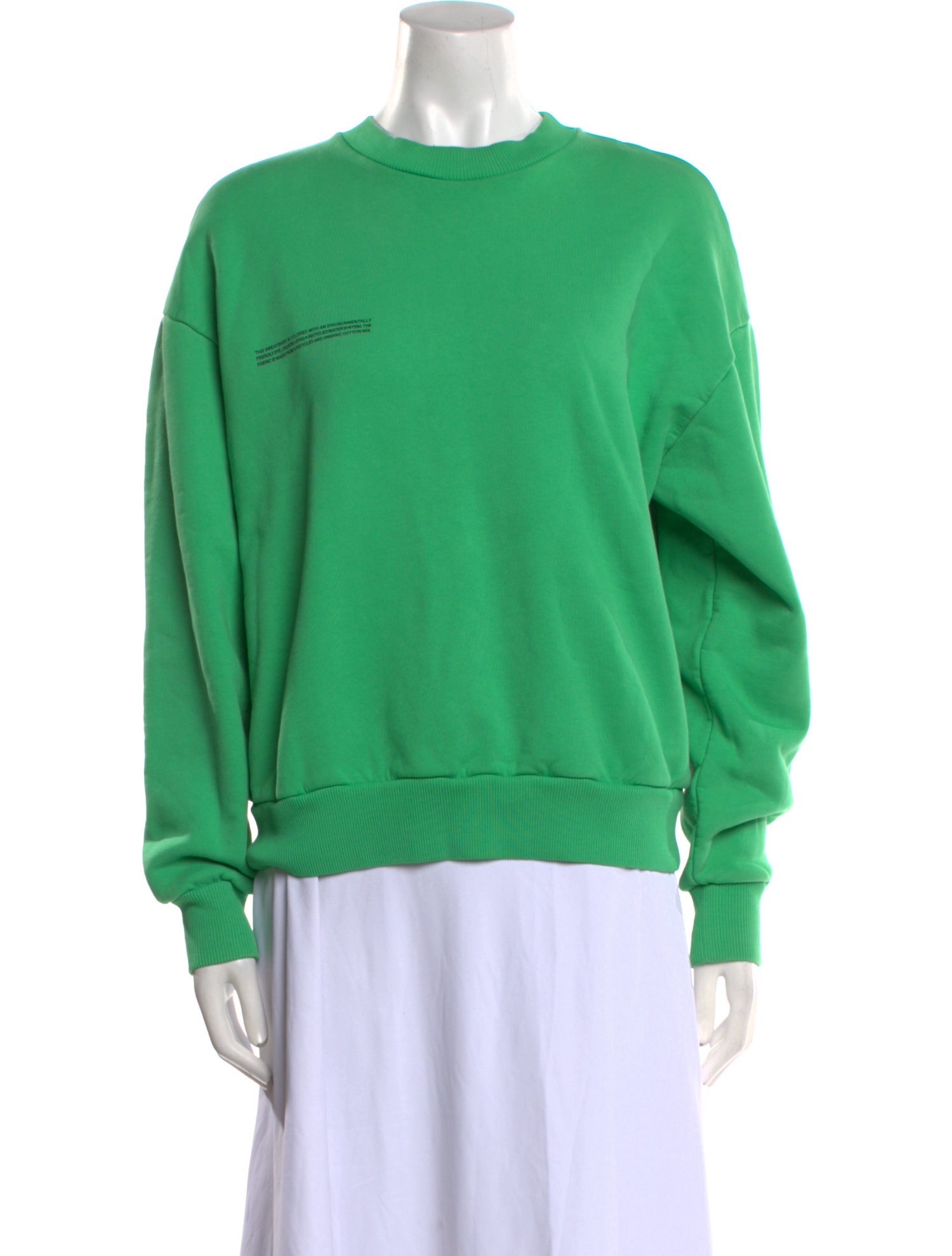 Pangaia Crew Neck Long Sleeve Sweatshirt