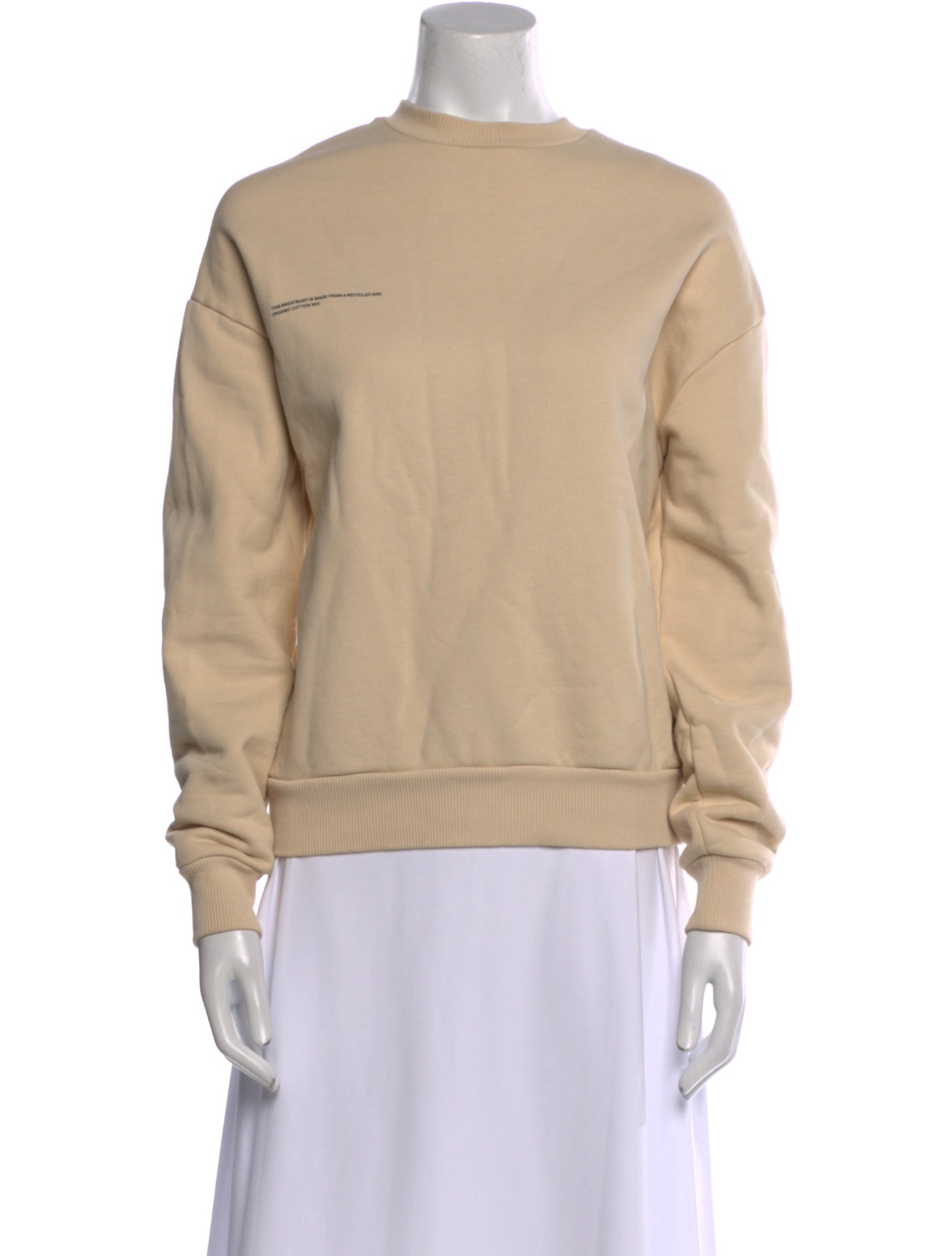 Pangaia Crew Neck Long Sleeve Sweatshirt