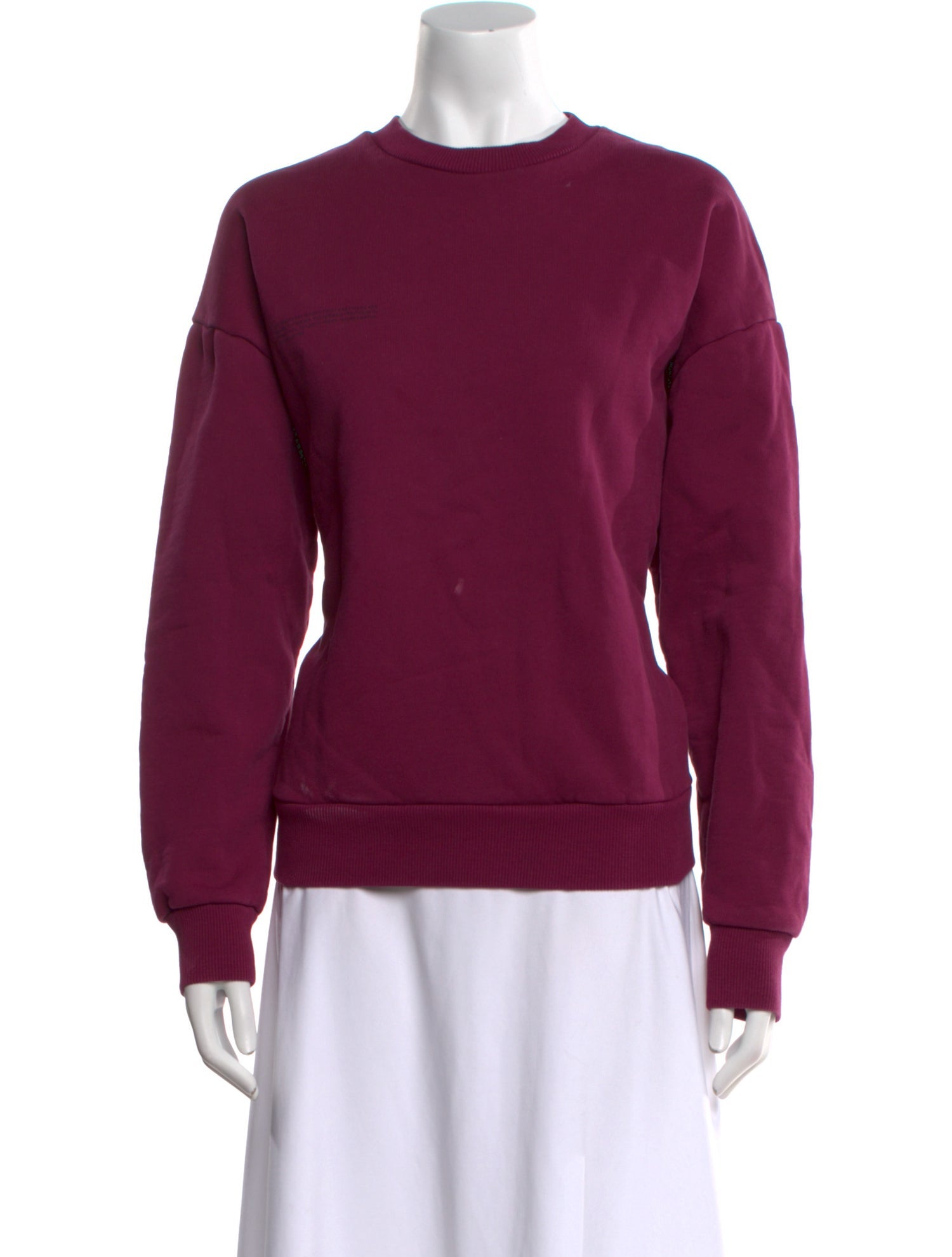 Pangaia Crew Neck Long Sleeve Sweatshirt