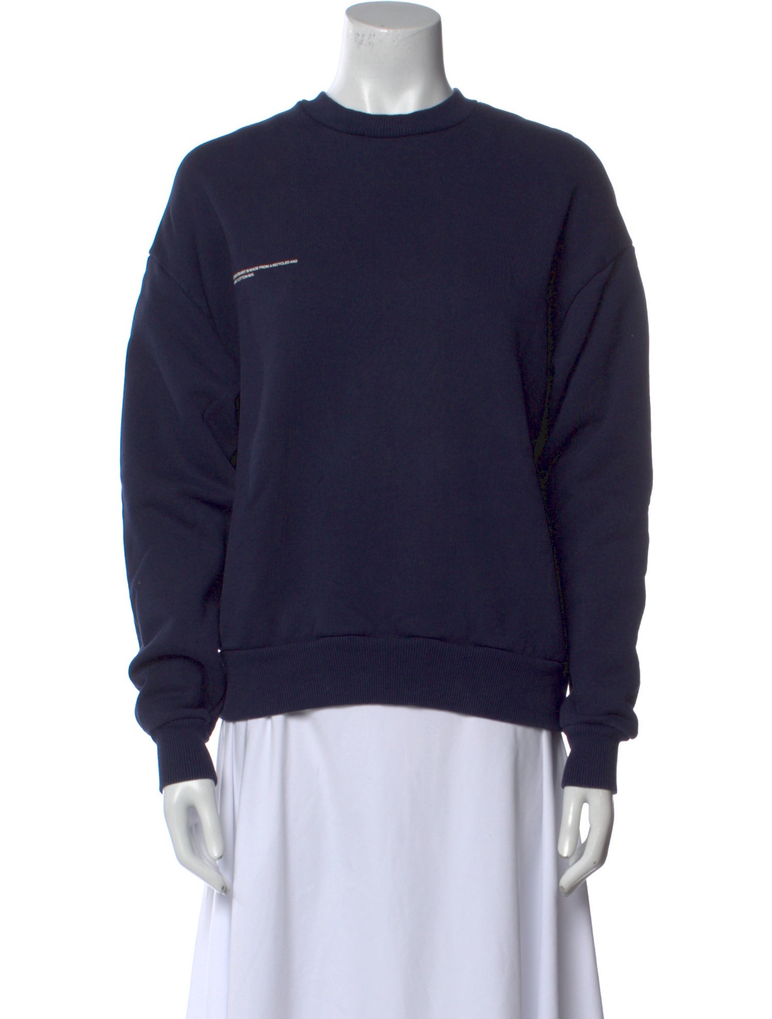 Pangaia Crew Neck Long Sleeve Sweatshirt