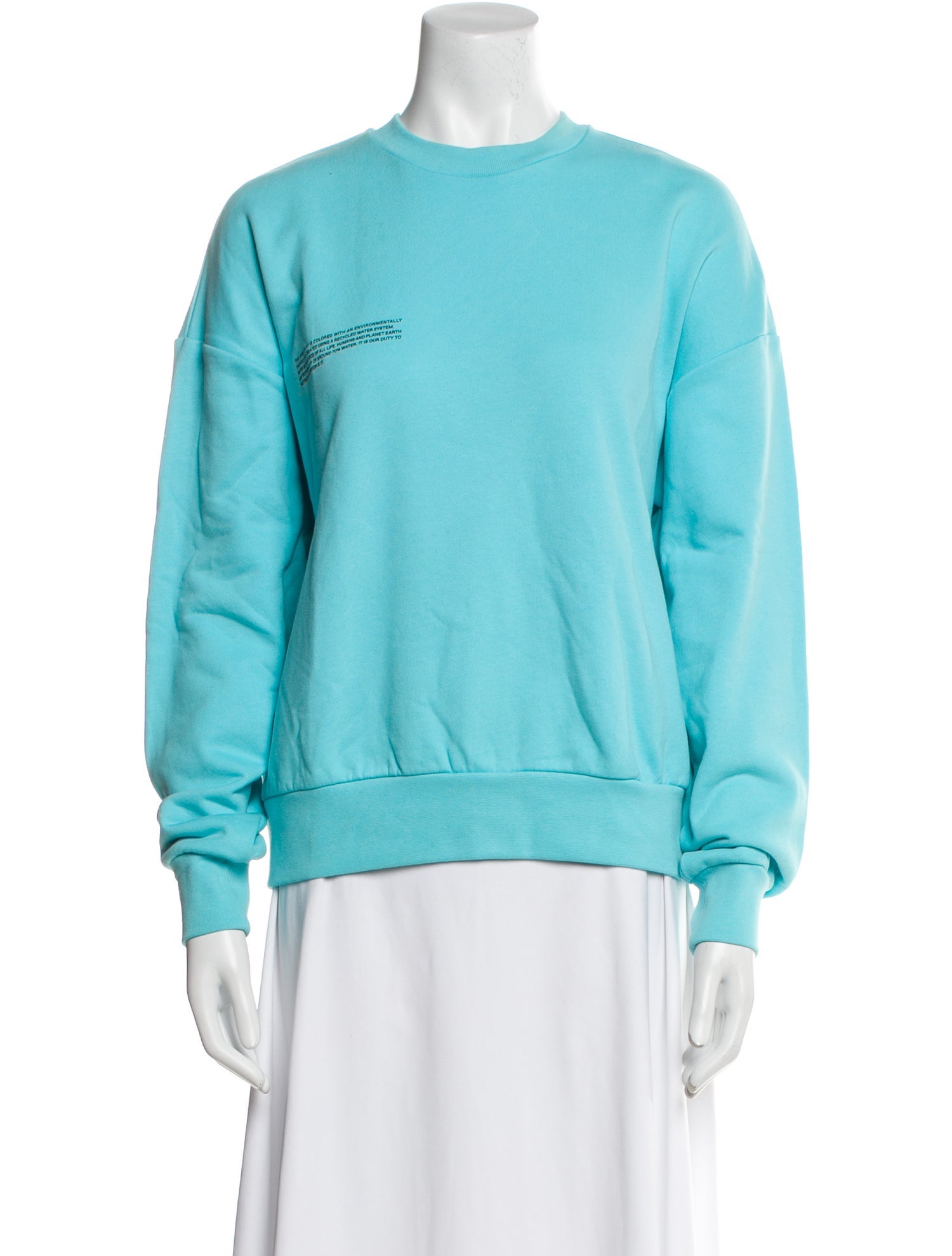 Pangaia Crew Neck Long Sleeve Sweatshirt