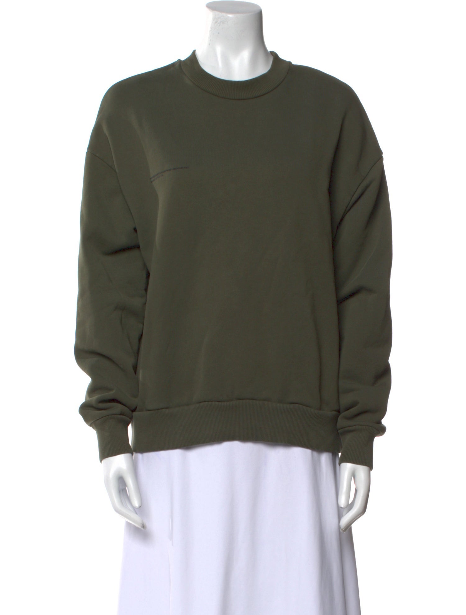 Pangaia Crew Neck Long Sleeve Sweatshirt