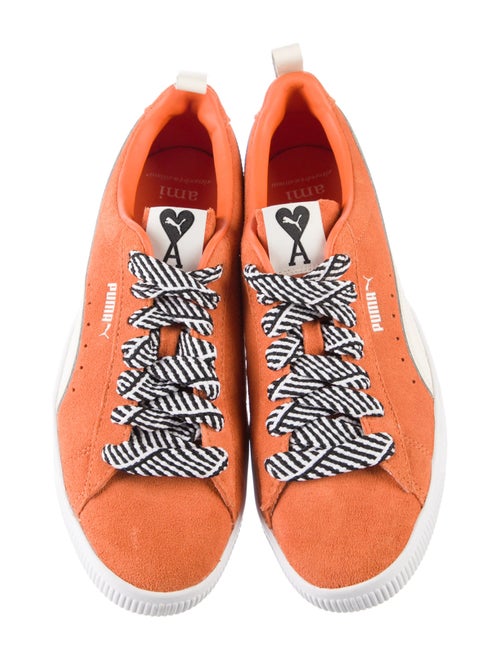 Puma x AMI Alexandre Mattiussi Suede Colorblock Pattern Sneakers