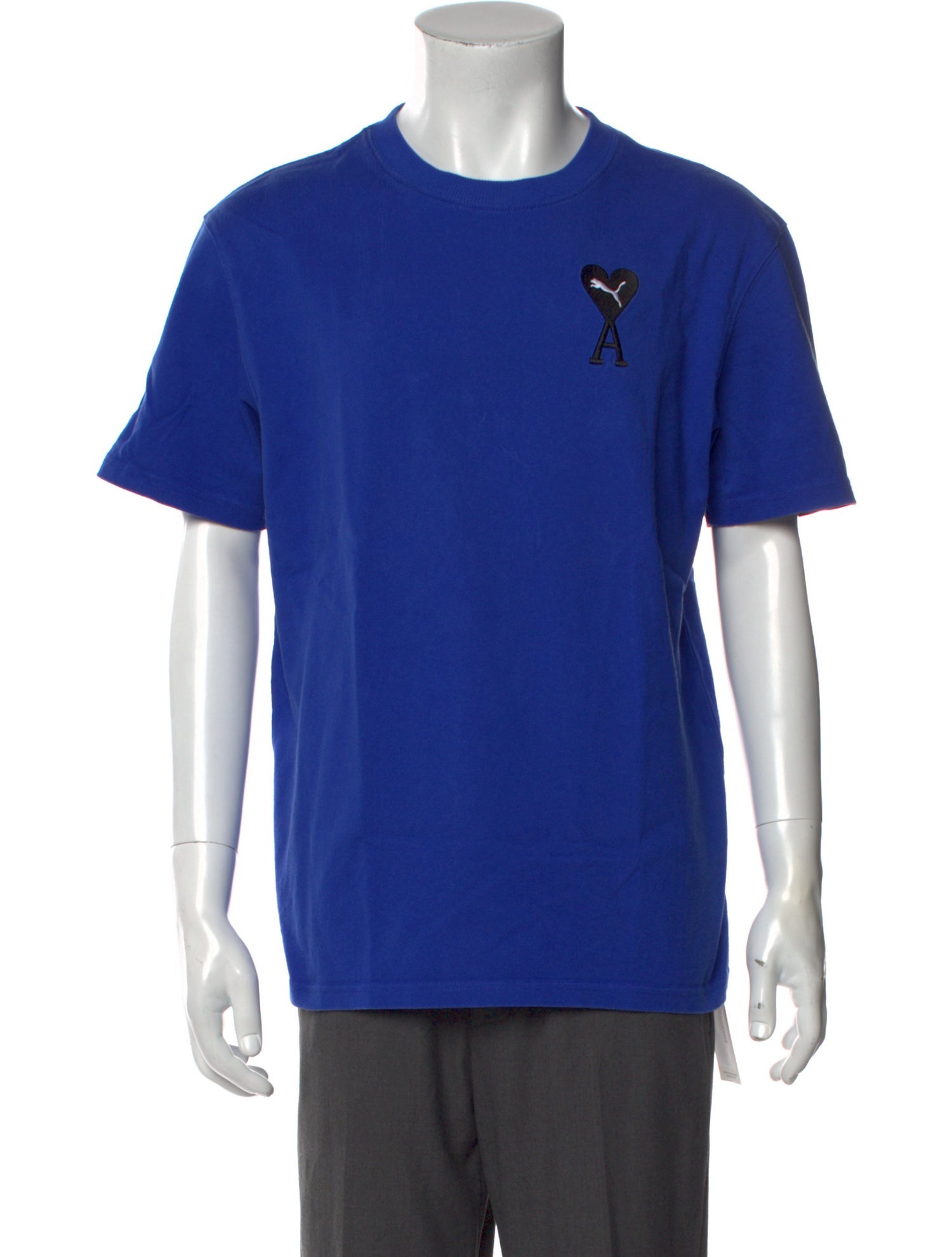 Puma x AMI Alexandre Mattiussi Graphic Print Crew Neck T-Shirt