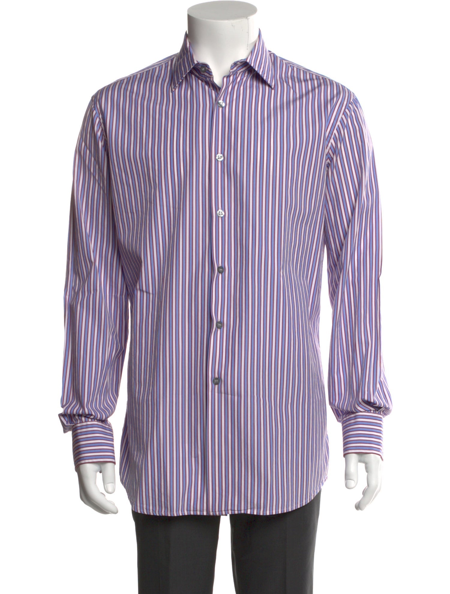 Paul Smith Striped Long Sleeve Dress Shirt