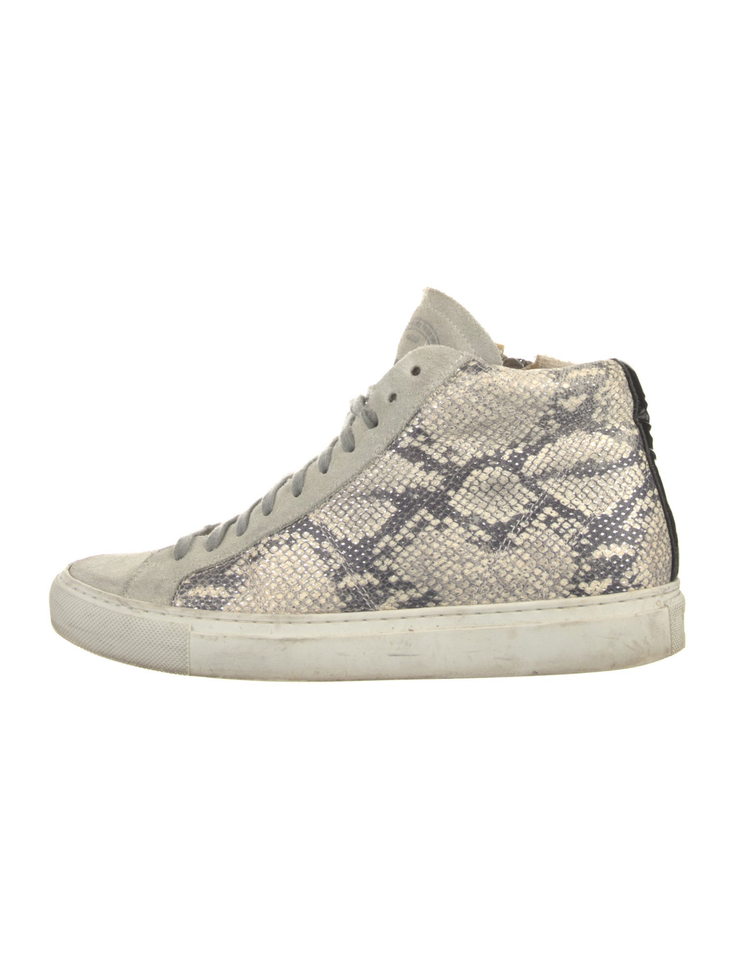 P448 Leather Animal Print Sneakers