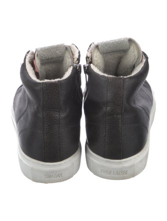 P448 Leather Animal Print Sneakers