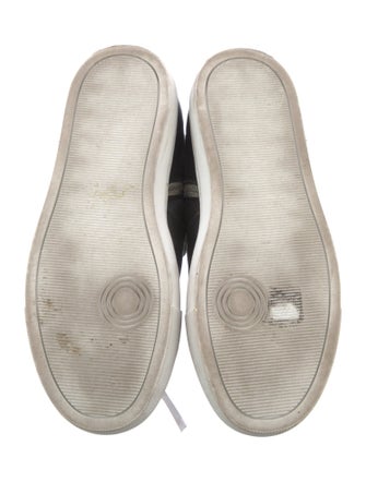 P448 Leather Animal Print Sneakers