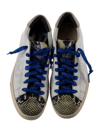 P448 Leather Printed Sneakers