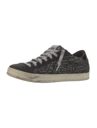 P448 Tweed Printed Sneakers