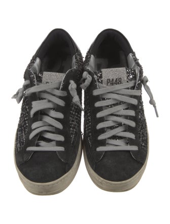 P448 Tweed Printed Sneakers