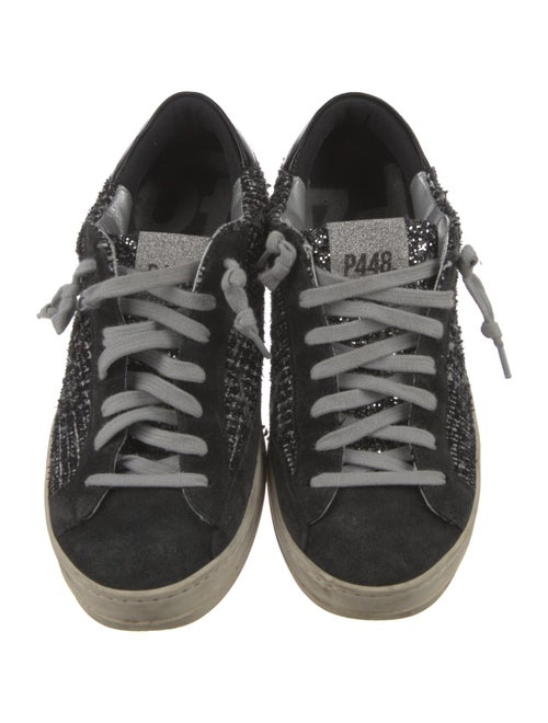 P448 Tweed Printed Sneakers
