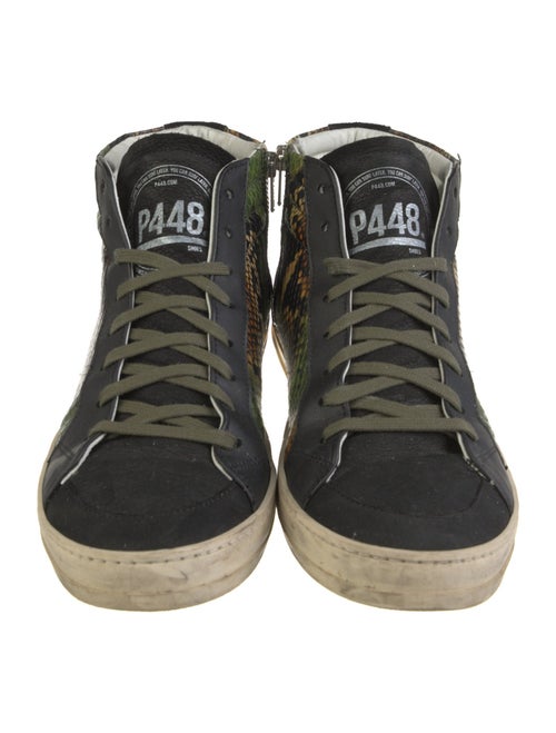 P448 Embossed Leather Printed Sneakers