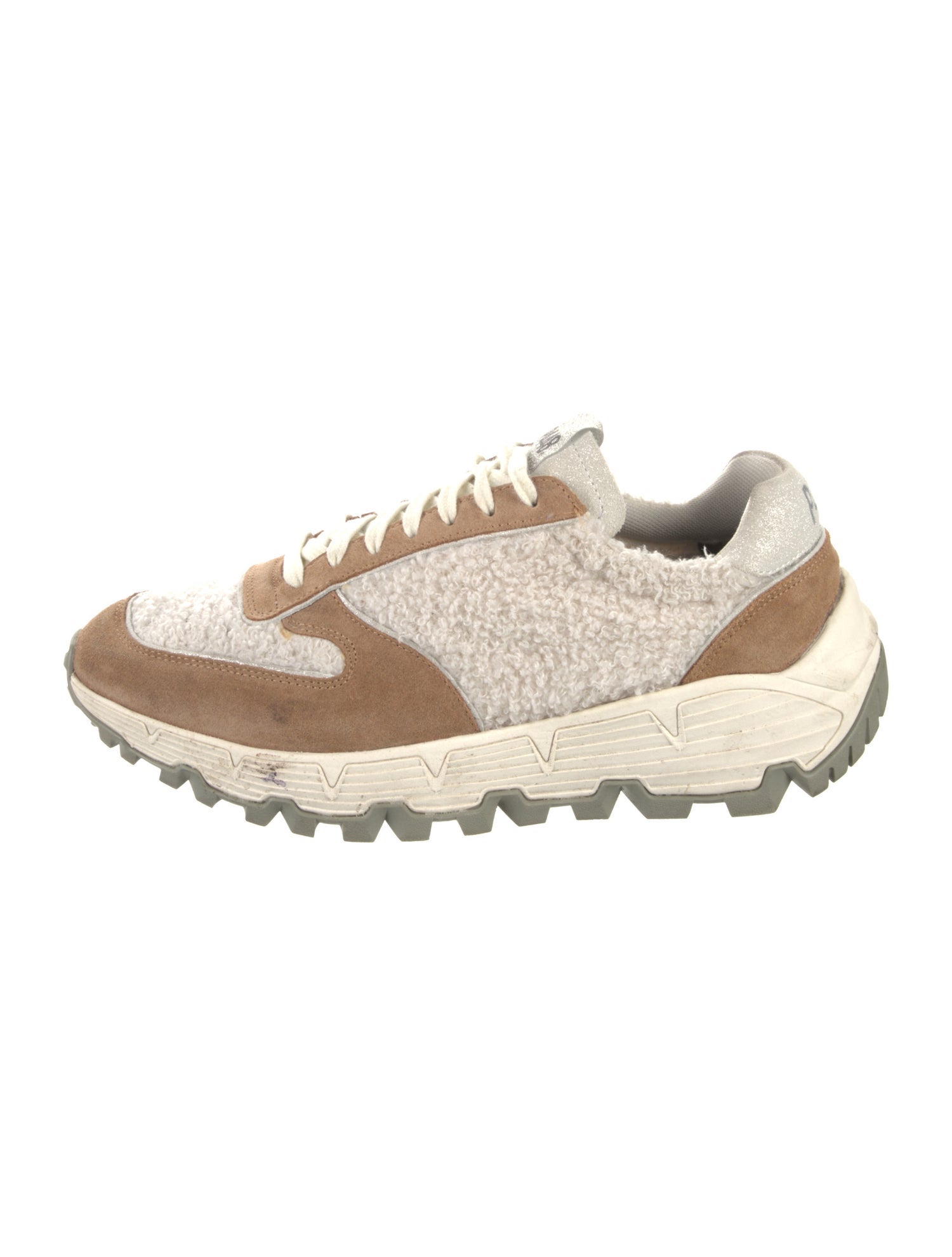 P448 Shearling Printed Sneakers
