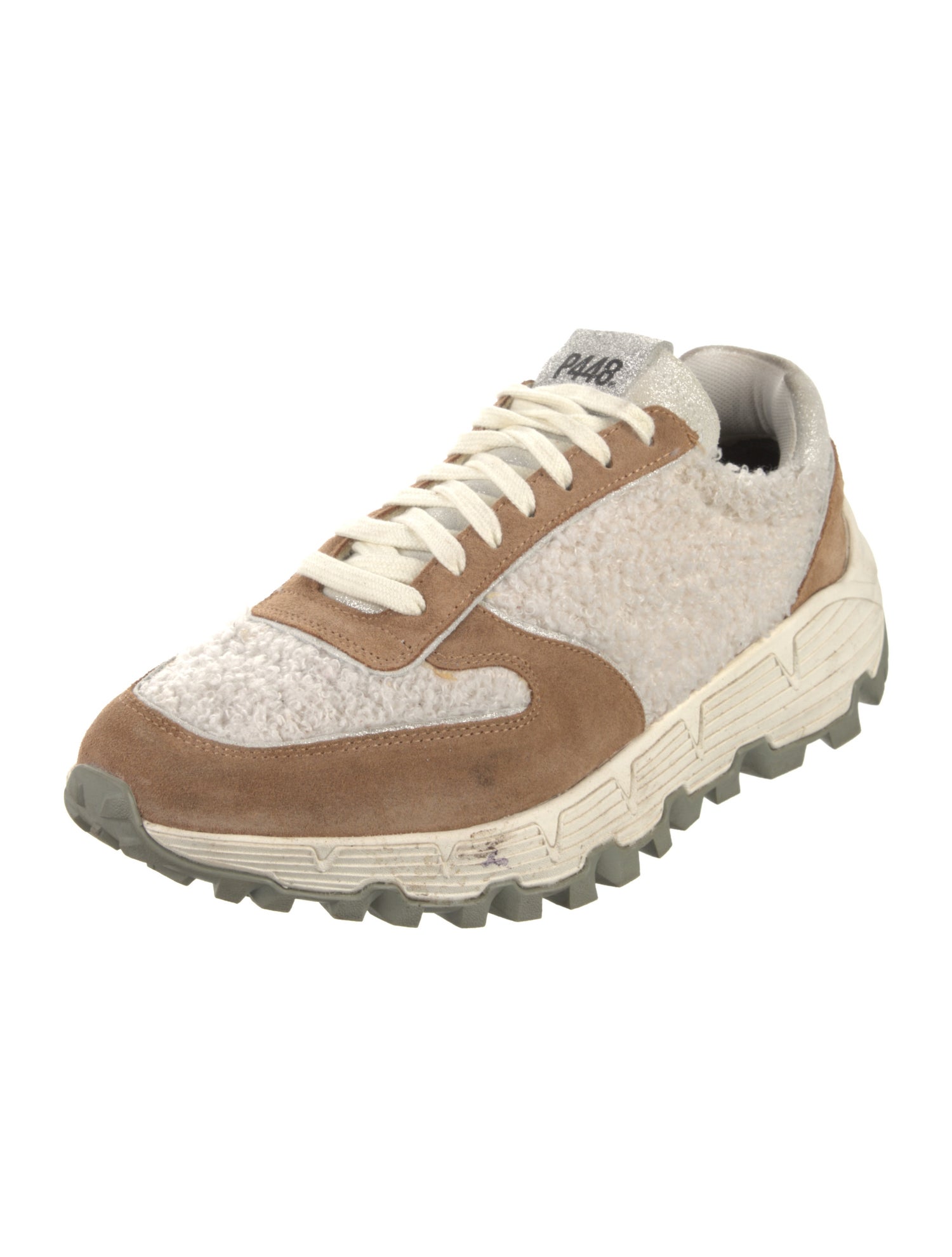 P448 Shearling Printed Sneakers