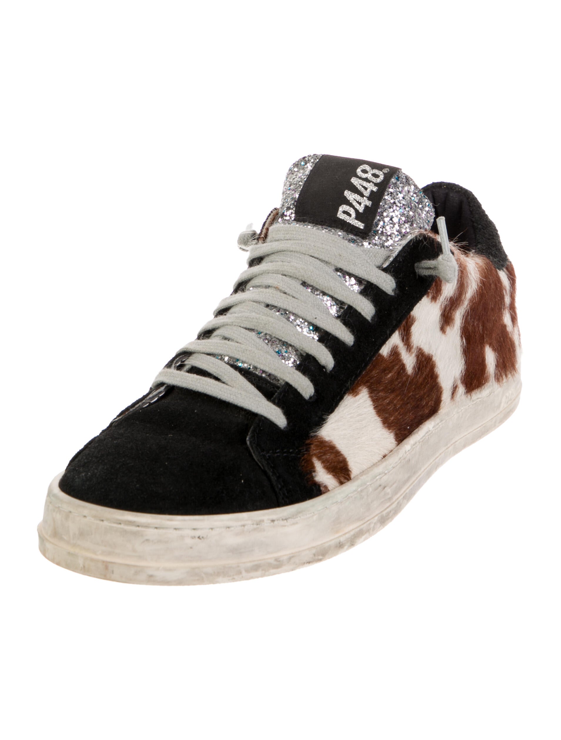 P448 Ponyhair Animal Print Sneakers