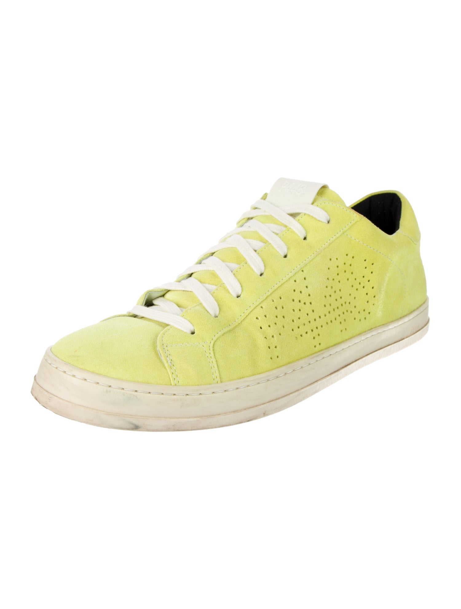 P448 Leather Whipstitch Trim Sneakers