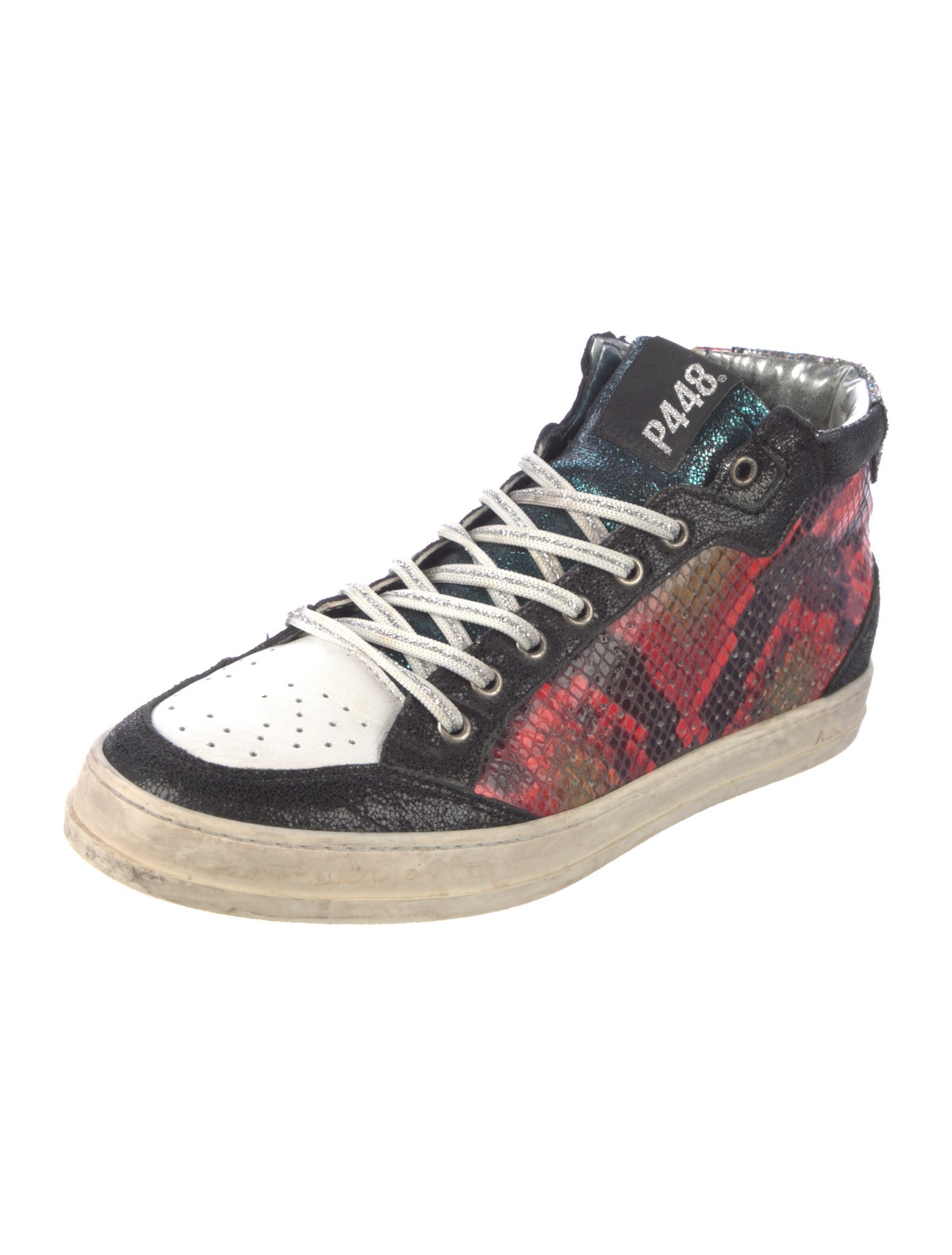 P448 Leather Printed Sneakers