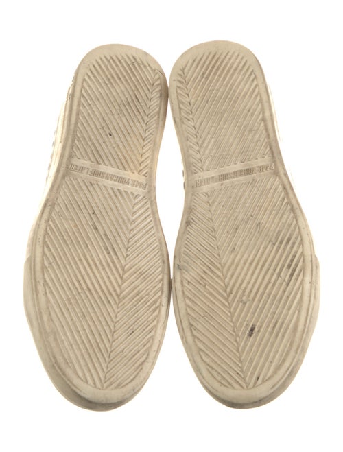 P448 Leather Lasercut Accents Sneakers