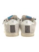 P448 Shearling Leather Trim Embellishment Sneakers