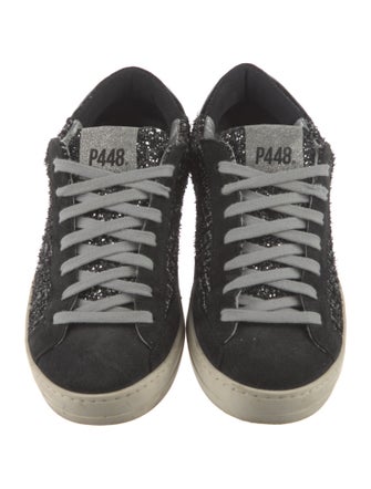 P448 Tweed Tweed Pattern Sneakers