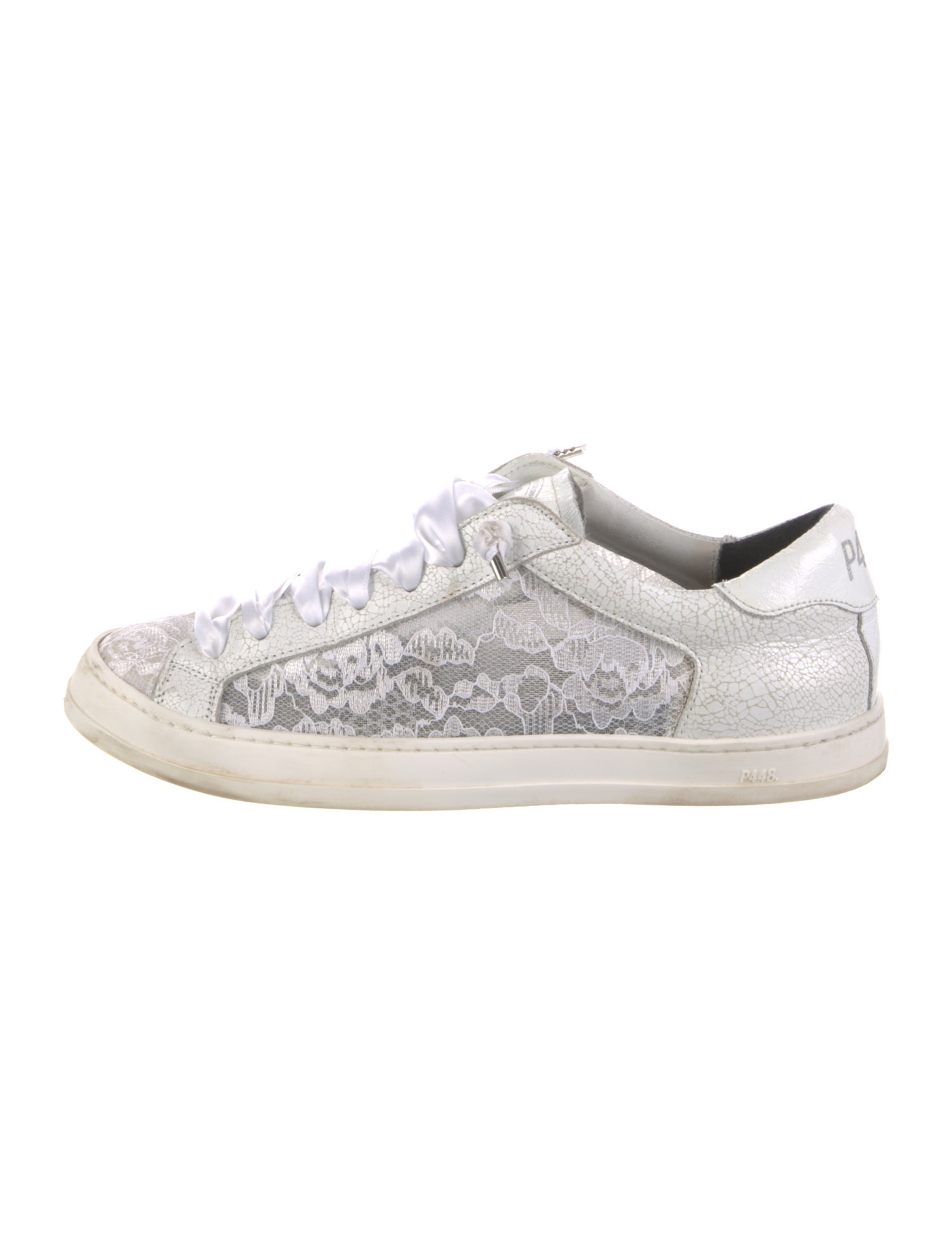 P448 Lace Floral Print Sneakers