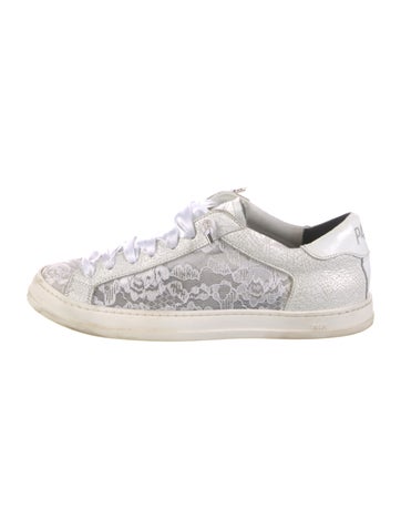 P448 Sneakers Lace Floral Print 10