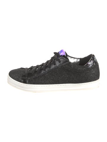 P448 Sneakers Suede Glitter Accents 6