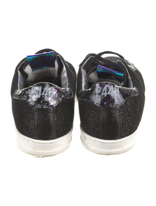 P448 Suede Glitter Accents Sneakers