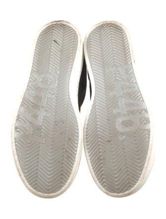 P448 Suede Glitter Accents Sneakers