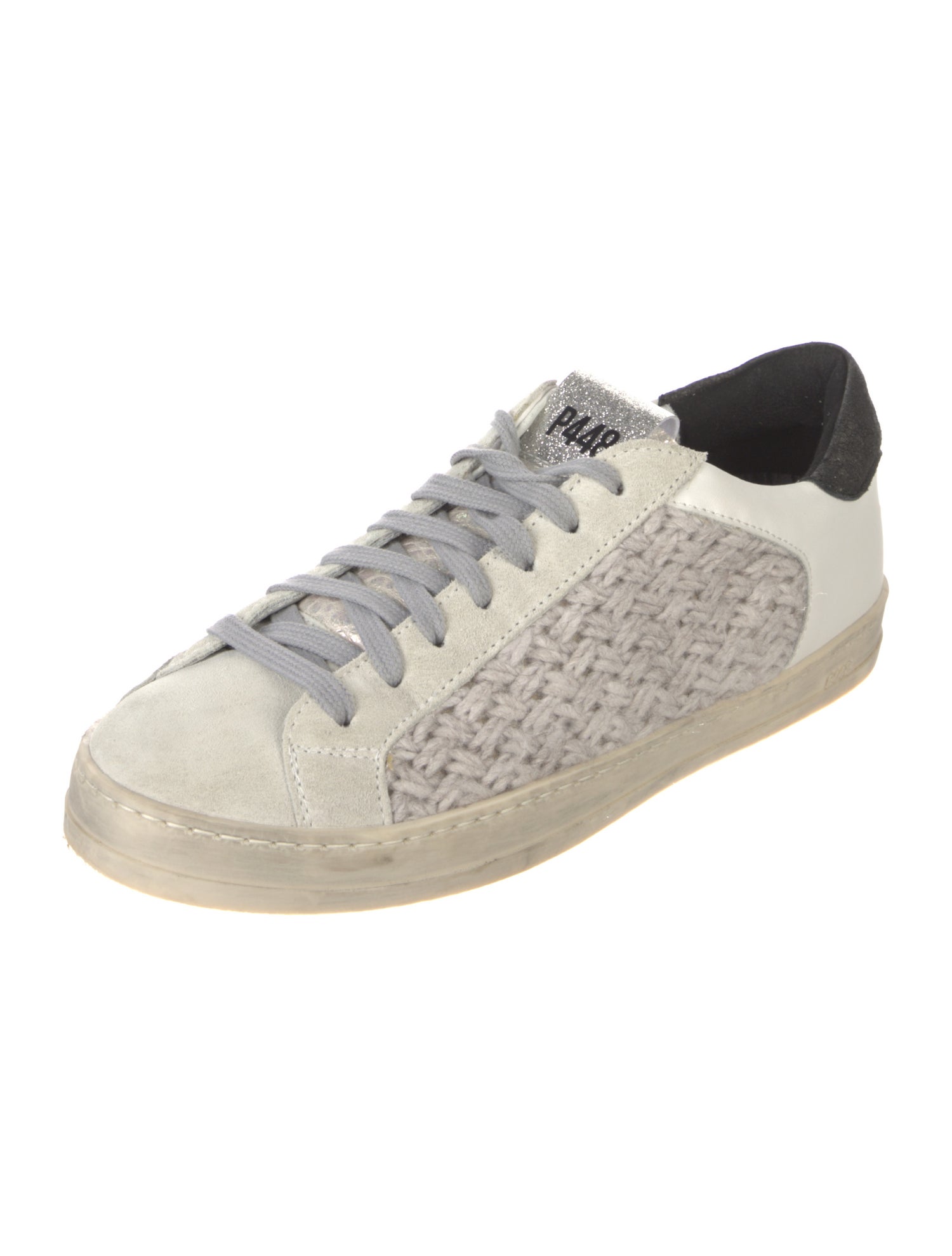 P448 Suede Braided Accents Sneakers