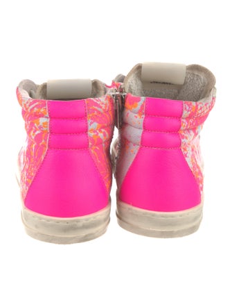 P448 Suede Printed Sneakers