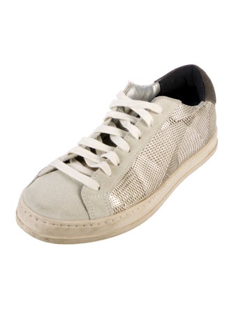 P448 Suede Printed Sneakers