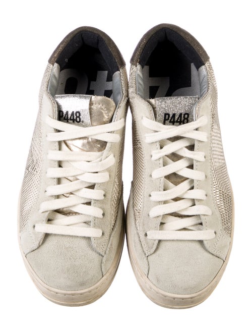 P448 Suede Printed Sneakers