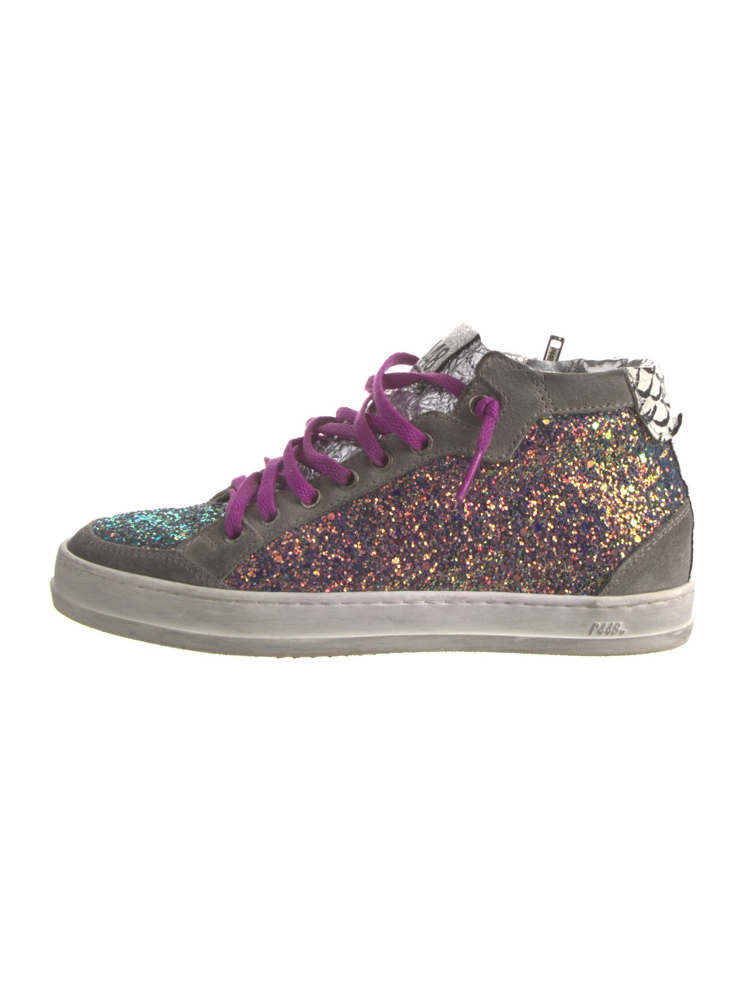 P448 Glitter Printed Sneakers