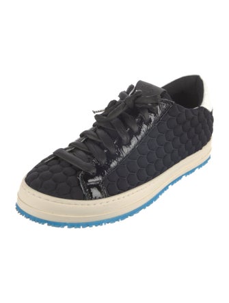 P448 Suede Leather Trim Embellishment Sneakers