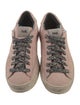 P448 Leather Glitter Accents Sneakers