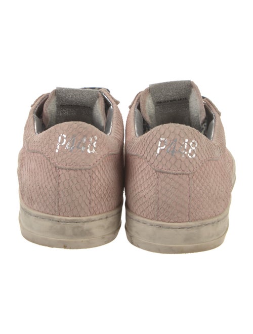 P448 Leather Glitter Accents Sneakers
